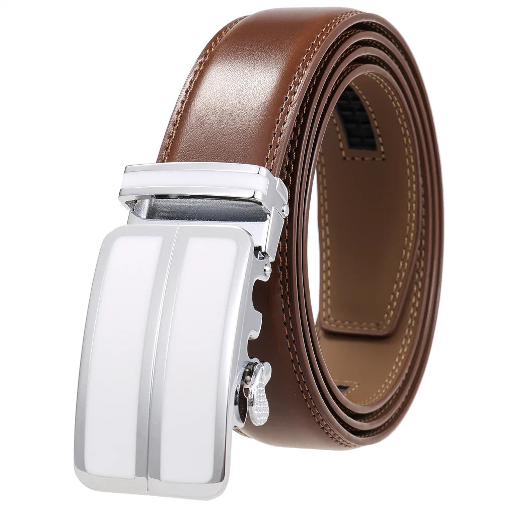 HKM-315987 Automatic Men's Belt - Adjustable, Versatile Design for Everyday Use
