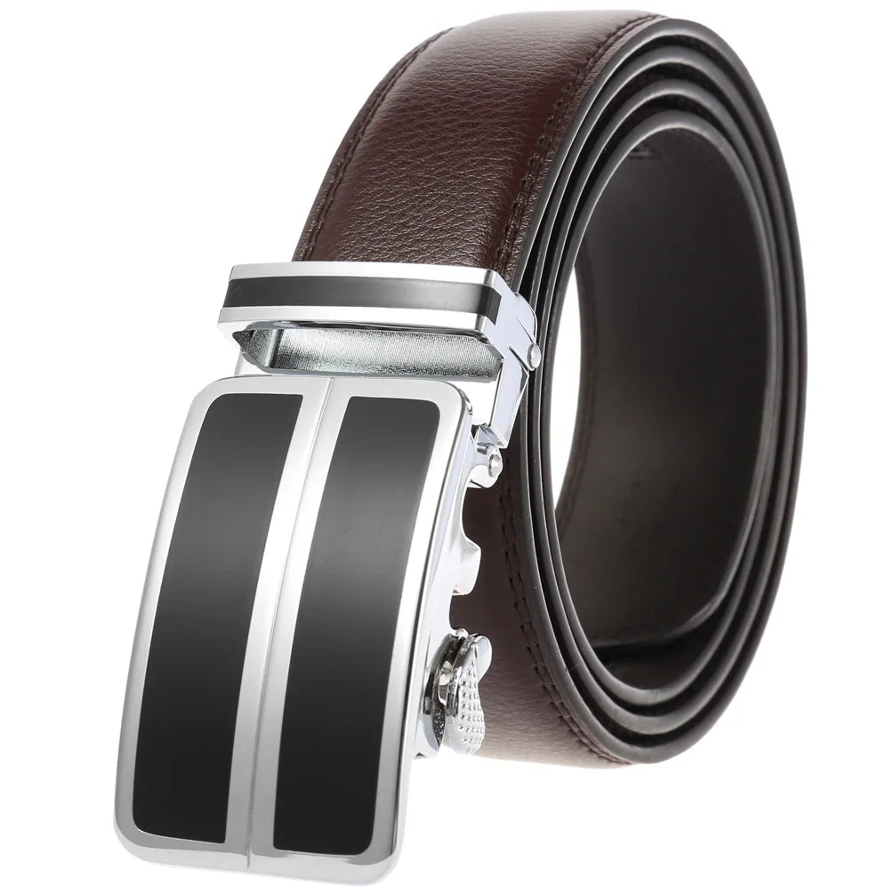 HKM-315987 Automatic Men's Belt - Adjustable, Versatile Design for Everyday Use