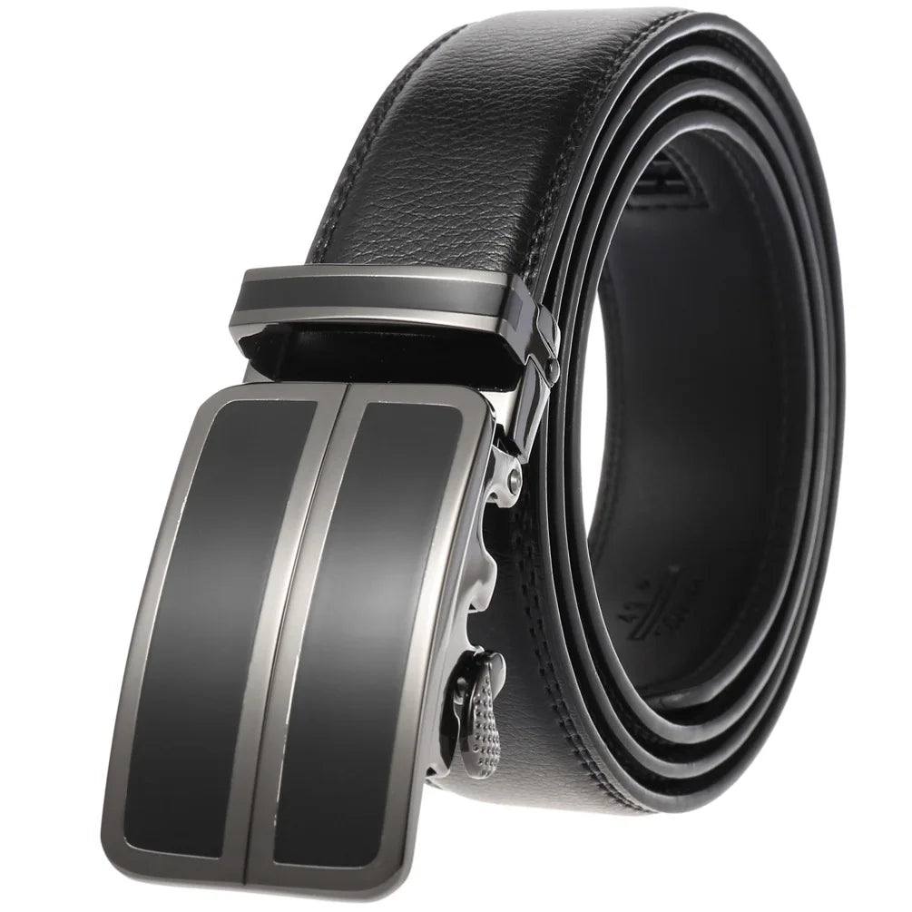 HKM-315987 Automatic Men's Belt - Adjustable, Versatile Design for Everyday Use
