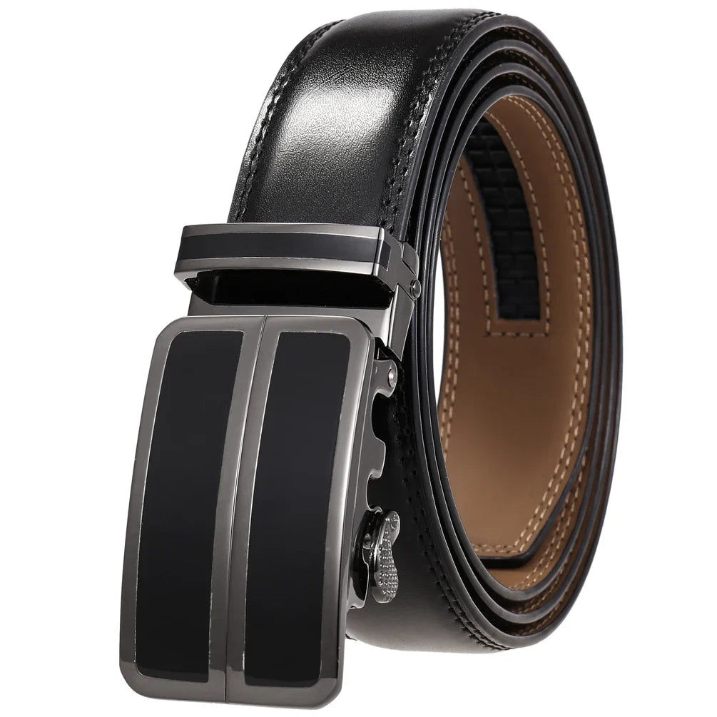 HKM-315987 Automatic Men's Belt - Adjustable, Versatile Design for Everyday Use