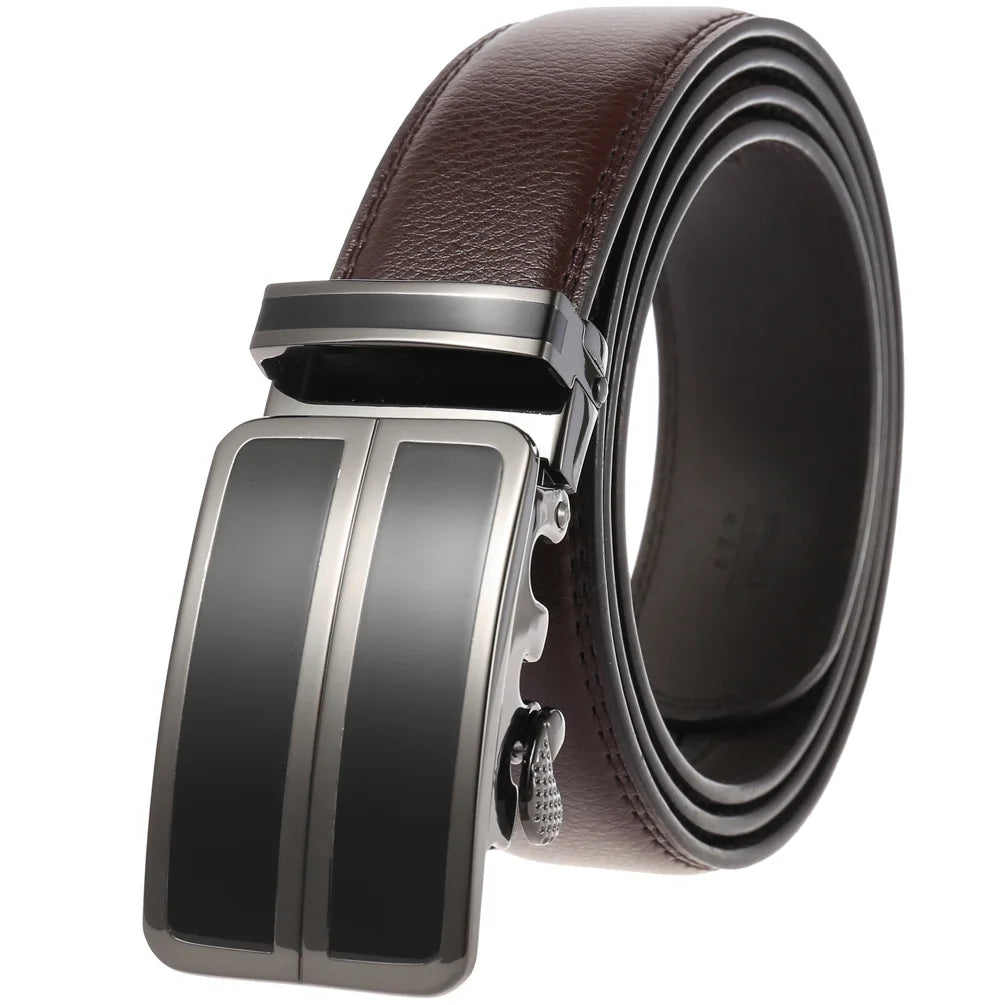 HKM-315987 Automatic Men's Belt - Adjustable, Versatile Design for Everyday Use