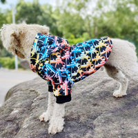 HKM-916371 Colorful Print Pet Hoodie for Trendy and Stylish Pets