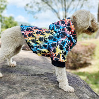 HKM-916371 Colorful Print Pet Hoodie for Trendy and Stylish Pets