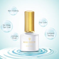 HKM-204947 Soak-off Gel Base & Top Coat for Strong, Yellowing-Resistant Nails - 6ml