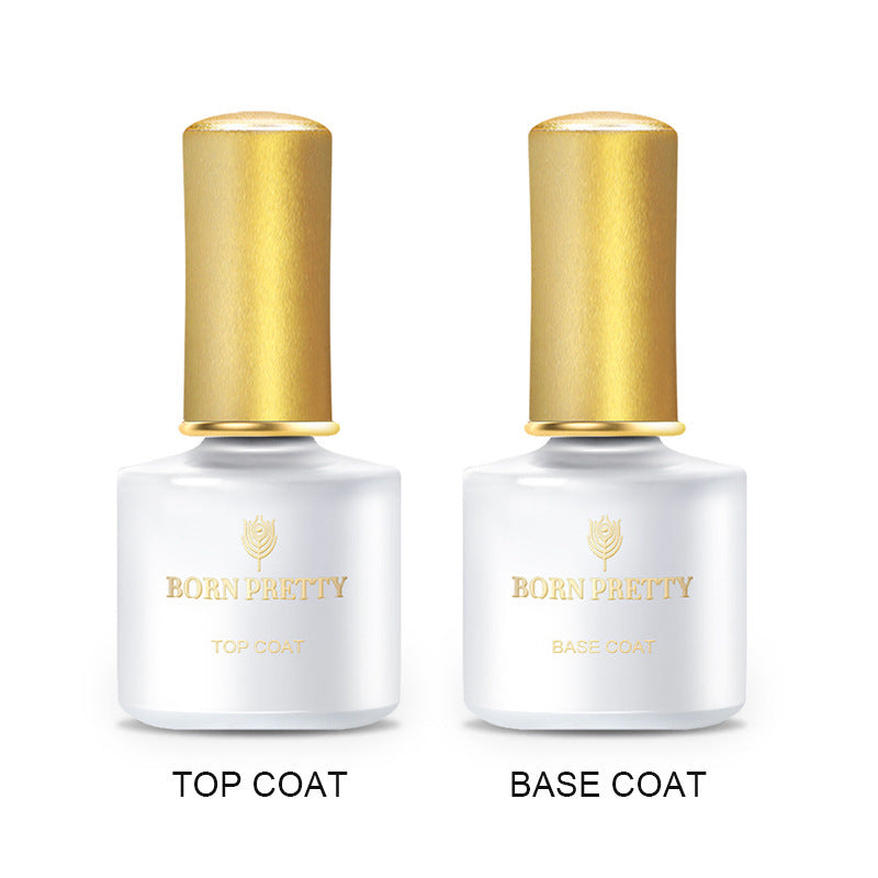 HKM-204947 Soak-off Gel Base & Top Coat for Strong, Yellowing-Resistant Nails - 6ml