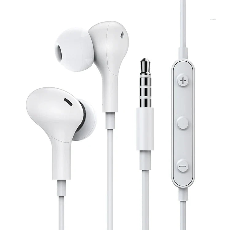 KTX-010003 High-Fidelity In-Ear Gaming Earbuds with Microphone and Volume Control for iPhone - 3.5mm Wired Connection