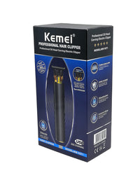 HKM-647827 Professional Zero Pitch Electric Hair Clipper with Limit Combs, USB Charger, and Accessories