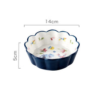 HKM-026963 Ceramic Pet Bowl with Bamboo Wood Tray - Suitable for Cats and Dogs, 450ml Capacity
