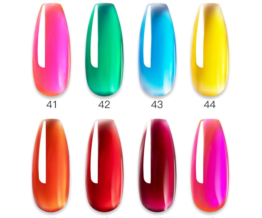 HKM-530323 7-Color Nail Extension Gel Kit with Tools for Nail Art and Phototherapy