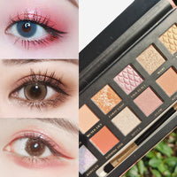 HKM-244051 12-Color Pearl Sequin Eyeshadow Palette for Creative Makeup Looks