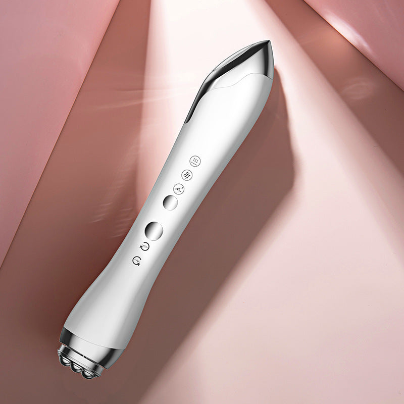 HKM-776595 Dual Purpose RF Eye Beauty Instrument for Facial and Eye Massage with Magnetic Heat Function