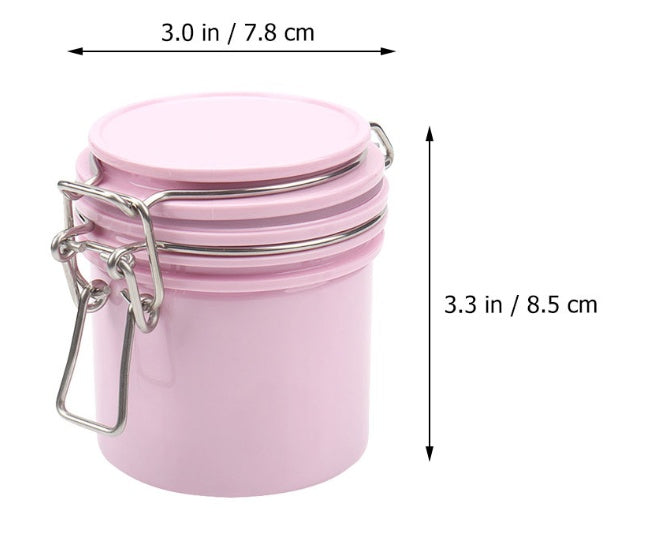 HKM-529171 Activated Carbon Eyelash Glue Storage Tank in Pink, Black, White, and Green