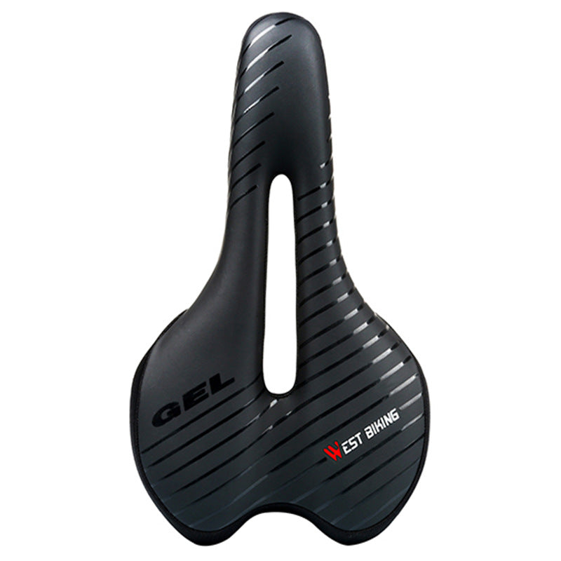 HKM-334739 Mountain Bike Seat with Built-in Taillight for Enhanced Safety and Comfort