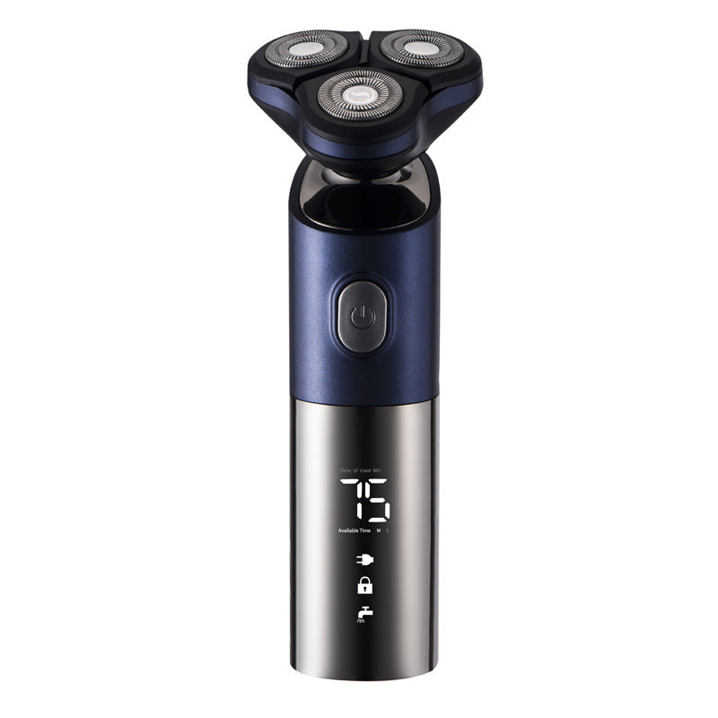 HKM-282259 Rechargeable Multifunctional Floating Electric Shaver with LCD Display and Whole Body Washing Capability