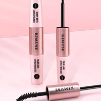 HKM-190035 Dual-Ended Long-Lasting Waterproof Liquid Eyeliner and Mascara in Black