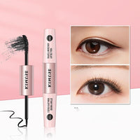 HKM-190035 Dual-Ended Long-Lasting Waterproof Liquid Eyeliner and Mascara in Black