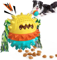 HKM-880275 Durable Squeaky Dog Chew Toy for Medium and Large Breeds - Treat Dispenser for Dental Health and Boredom Relief