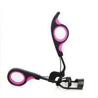 HKM-247187 Curled Eyelash Curler in Black and Pink with Comfortable Handle