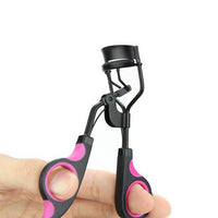 HKM-247187 Curled Eyelash Curler in Black and Pink with Comfortable Handle