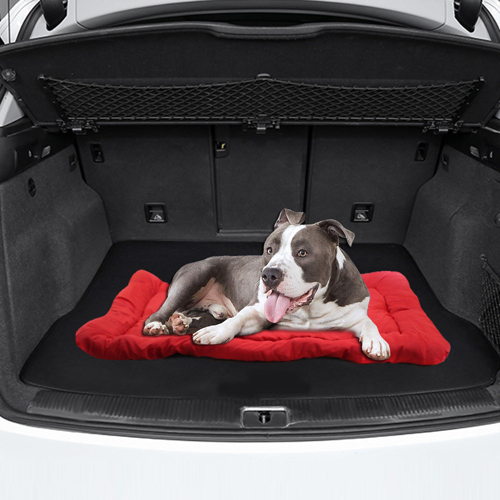 HKM-639187 Foldable Waterproof Dog Cushion for Home and Outdoor Use - 90cm x 60cm, Portable and Durable