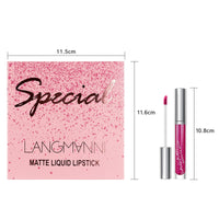 HKM-320787 18-Piece Matte Velvet Lip Gloss Set for All-Day Color and Shine