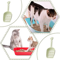 HKM-892499 Durable Plastic Cat Litter Scoops for Effortless Cleaning and Odor Control