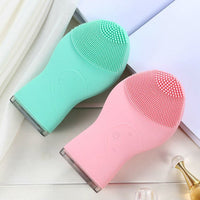HKM-262355 Ultrasonic Waterproof Silicone Facial Cleanser with 3 Vibration Settings