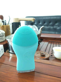 HKM-262355 Ultrasonic Waterproof Silicone Facial Cleanser with 3 Vibration Settings