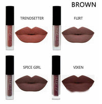 HKM-841939 Mini Lip Glaze Set - 4 Vibrant Shades with Vitamin Enrichment for All Skin Types