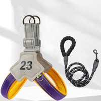 HKM-995219 Adjustable Reflective Chest Harness for Small to Medium Dogs, Comfortable Fit with Soft Buckle