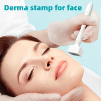 HKM-277651 Electric Microneedle Derma Roller Pen with 15 Replacement Cartridges – 6 Speed Microneedling Device for Skincare