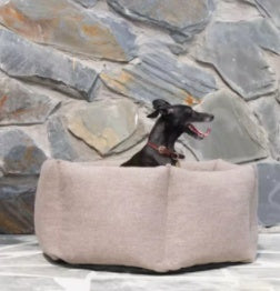 HKM-062867 Cozy Fabric Dog Bed - Multiple Sizes Available (S, M, L, XL) for Pets up to 60 kg