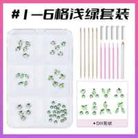 HKM-997971 3D Crystal Diamond Tooth Gem Kit for Custom Teeth Jewelry - Various Shapes and Colors