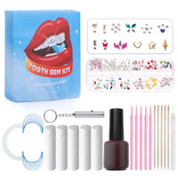HKM-997971 3D Crystal Diamond Tooth Gem Kit for Custom Teeth Jewelry - Various Shapes and Colors