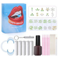 HKM-997971 3D Crystal Diamond Tooth Gem Kit for Custom Teeth Jewelry - Various Shapes and Colors