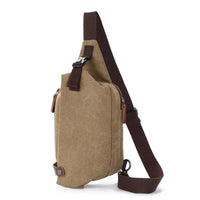 HKM-681043 Canvas Crossbody Shoulder Bag for Men - Stylish Sports Chest Pack