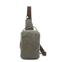 HKM-681043 Canvas Crossbody Shoulder Bag for Men - Stylish Sports Chest Pack