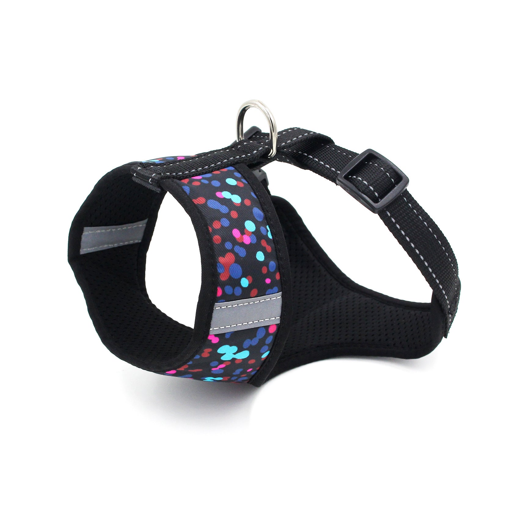 HKM-092371 Reflective Adjustable Dog Chest Strap - Polyester Material with Multiple Size Options
