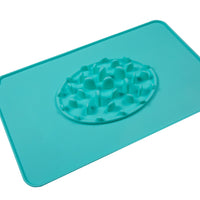 HKM-093331 Dog Claw Slow Feed Silicone Food Mat for Cats and Dogs - Heat Resistant and Eco-Friendly, 47x30cm