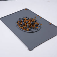 HKM-093331 Dog Claw Slow Feed Silicone Food Mat for Cats and Dogs - Heat Resistant and Eco-Friendly, 47x30cm