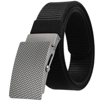 HKM-027667 Nylon Braid Belt with Zinc Alloy Buckle - Stylish and Durable Fashion Accessory