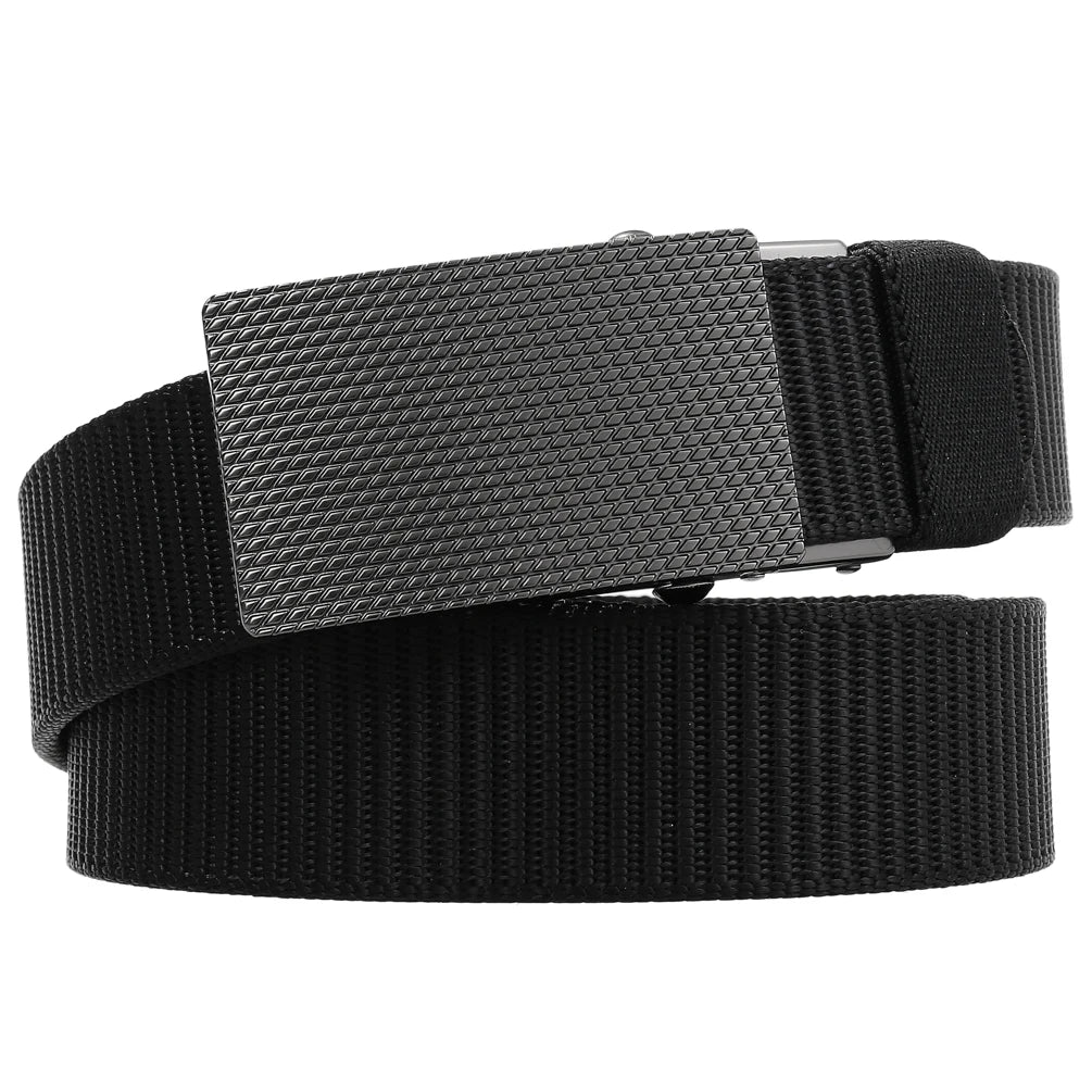 KTX-027667 Nylon Braid Belt with Zinc Alloy Buckle - Stylish and Durable Fashion Accessory