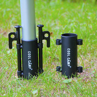 HKM-205651 Dual-Purpose Sky Curtain Rod Holder for Tent Awning Support