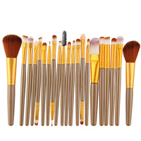 HKM-544723 22-Piece Eyeshadow Brush Set with Pink, Black, and Coffee Color Options
