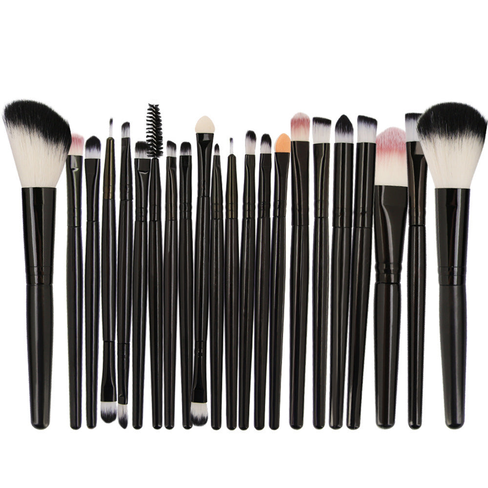 HKM-544723 22-Piece Eyeshadow Brush Set with Pink, Black, and Coffee Color Options