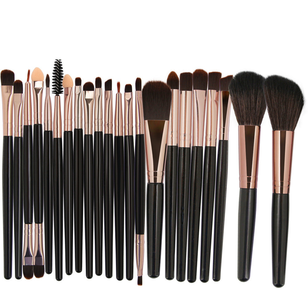 HKM-544723 22-Piece Eyeshadow Brush Set with Pink, Black, and Coffee Color Options