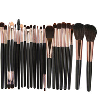HKM-544723 22-Piece Eyeshadow Brush Set with Pink, Black, and Coffee Color Options
