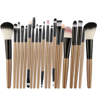 HKM-544723 22-Piece Eyeshadow Brush Set with Pink, Black, and Coffee Color Options