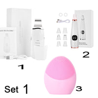 HKM-914899 Ultrasonic Skin Cleansing Device with Ionic Technology for Deep Cleaning and Improved Skin Elasticity