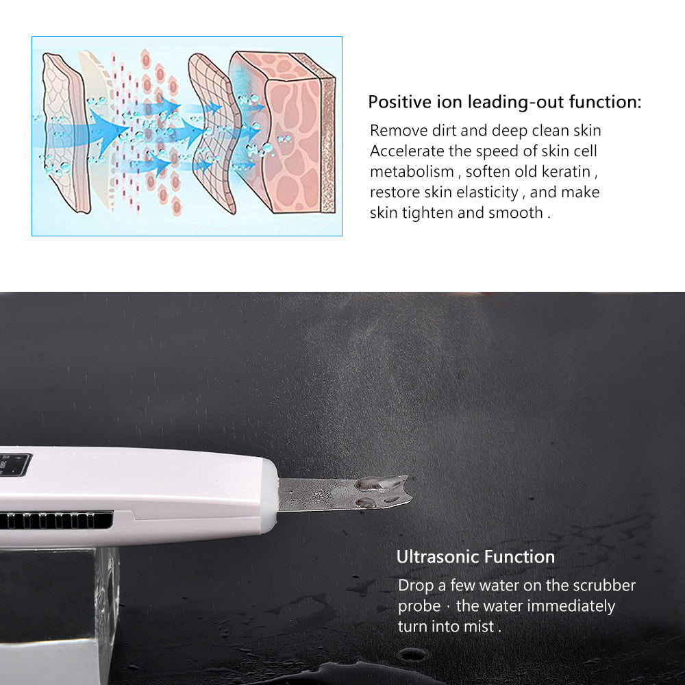 HKM-914899 Ultrasonic Skin Cleansing Device with Ionic Technology for Deep Cleaning and Improved Skin Elasticity